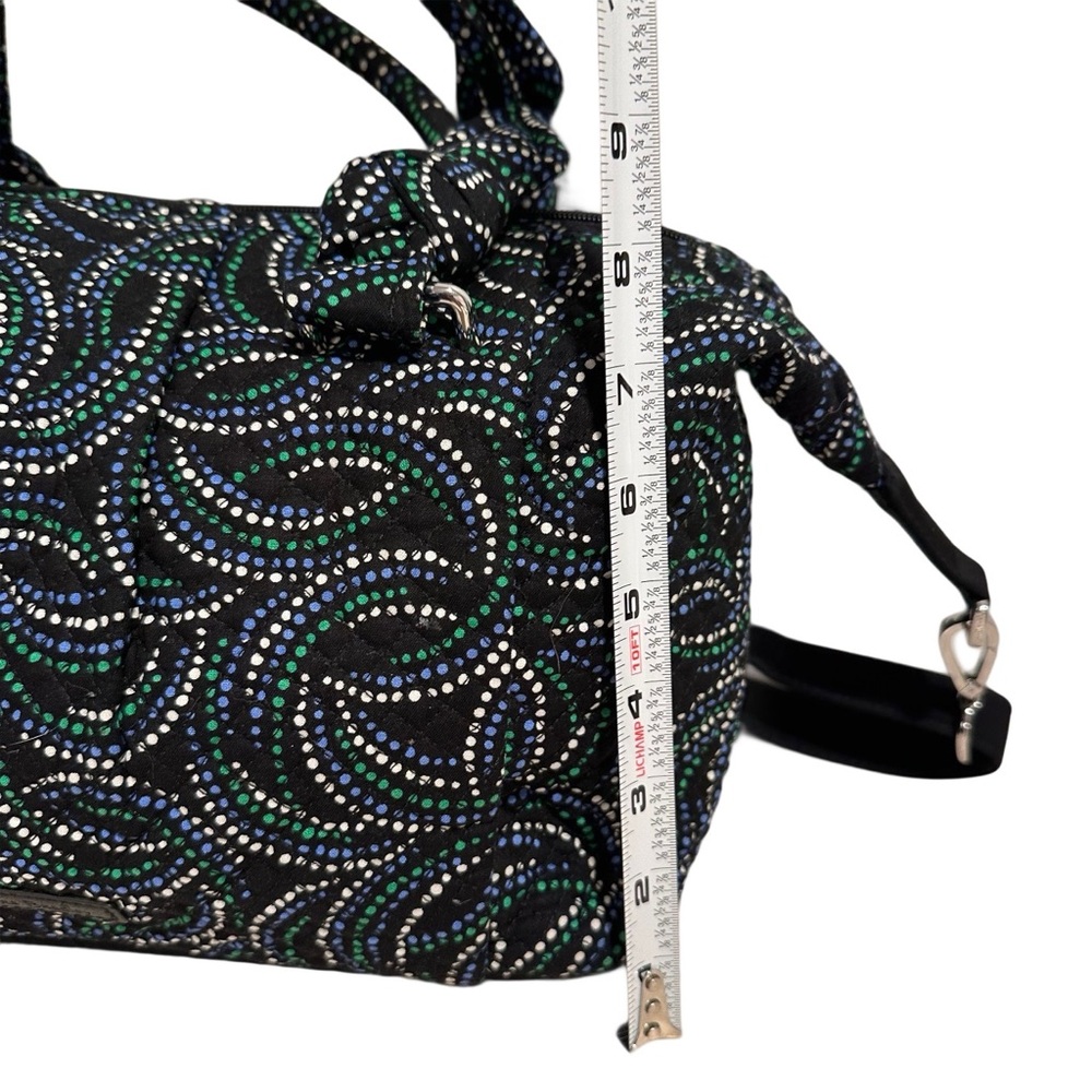 Vera Bradley Perfect Companion Satchel Handbag Adjustable Shoulder Strap Black - Picture 14 of 17